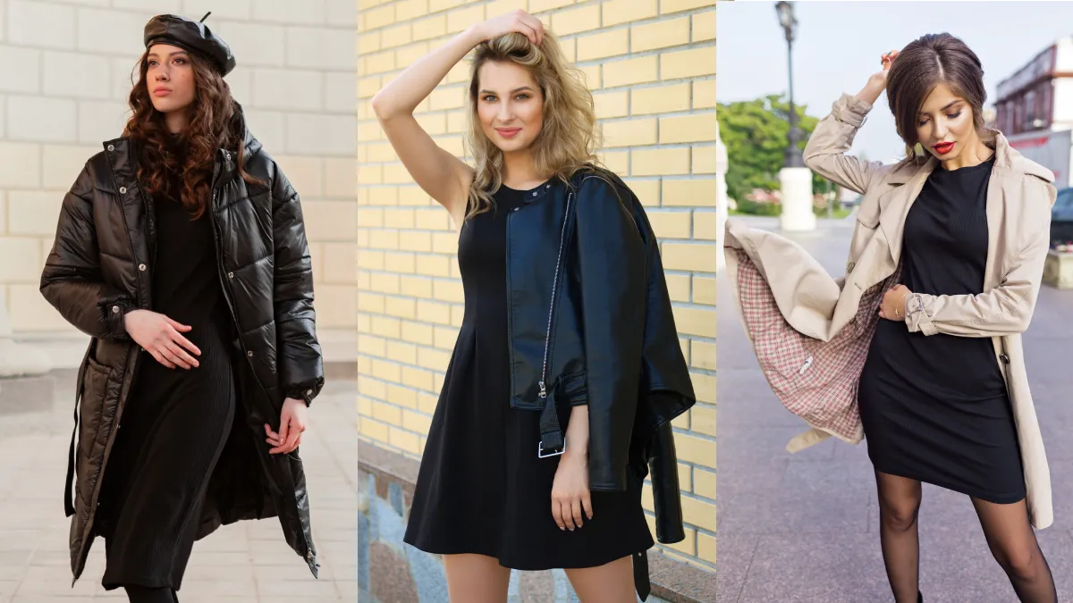 quelle veste porter avec une robe noire