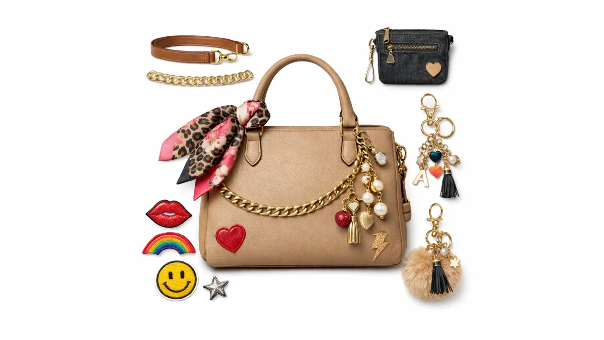 accessoires pour customiser un sac