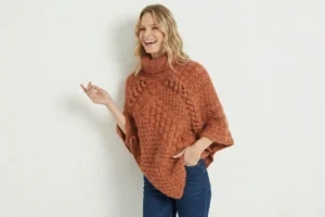 comment porter un poncho femme