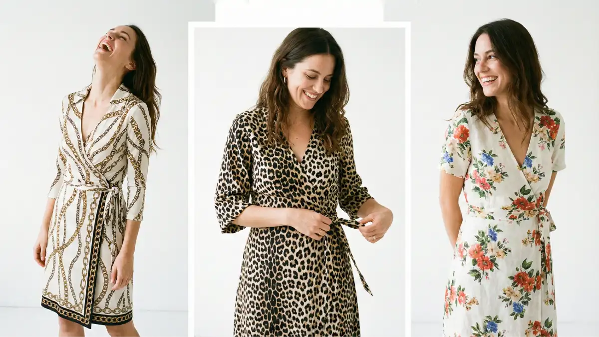 comment porter une robe portefeuille