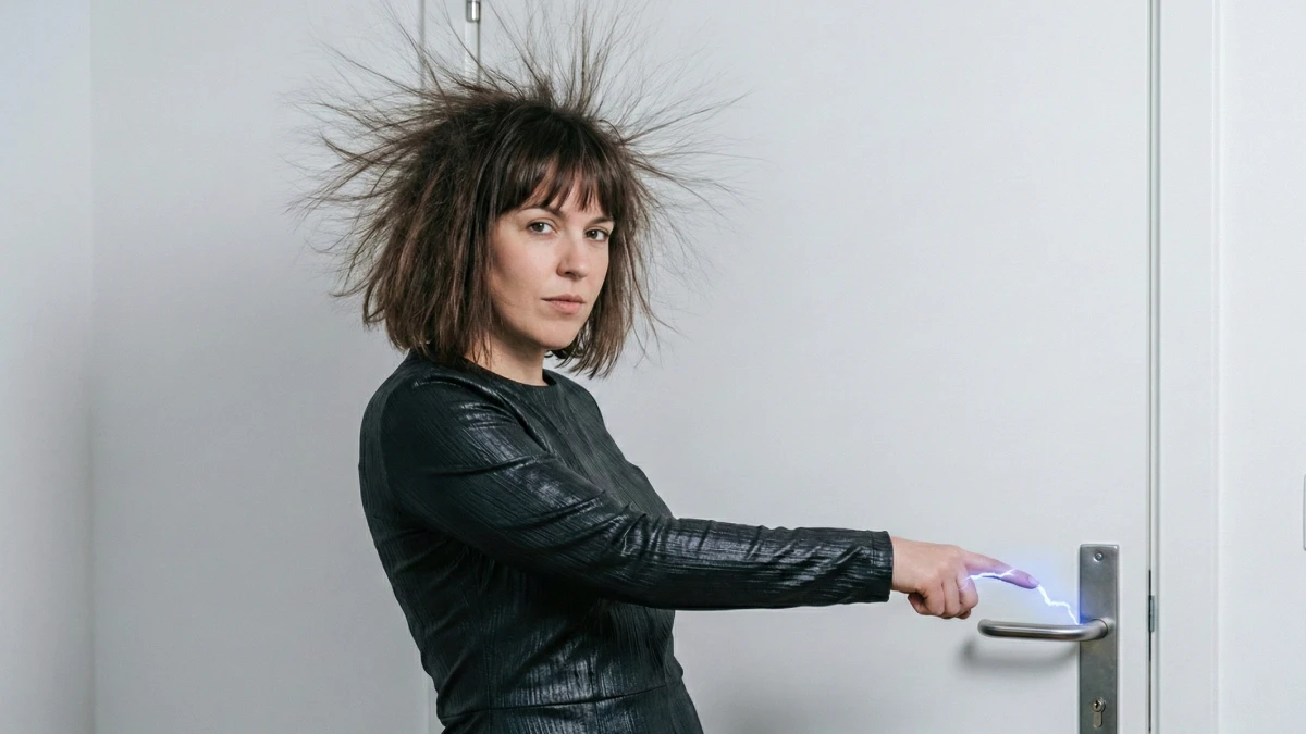 comment enlever l'électricité statique d'un vêtement