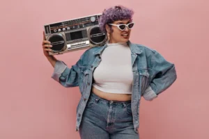 look soirée année 80