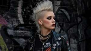 mode punk rock femme