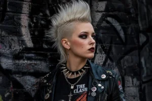 mode punk rock femme