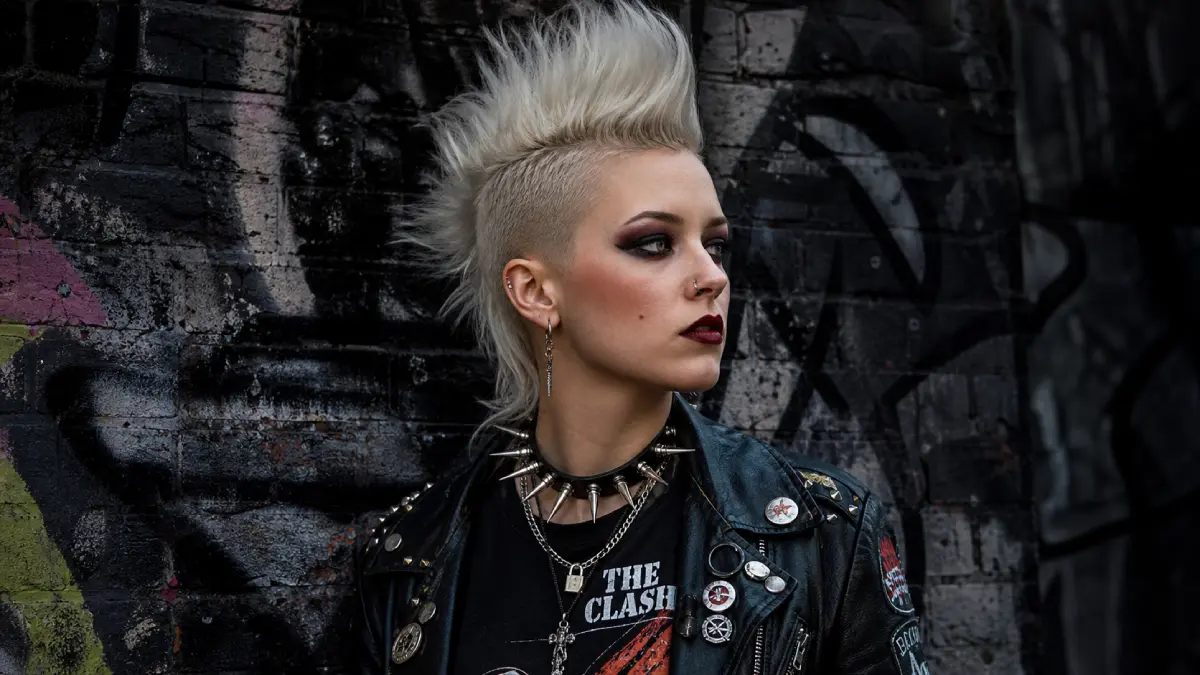 mode punk rock femme
