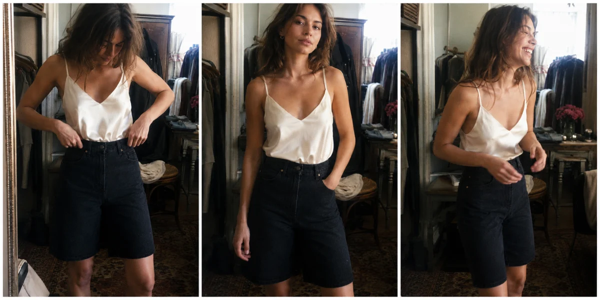 bermuda en jean tendance pour femme
