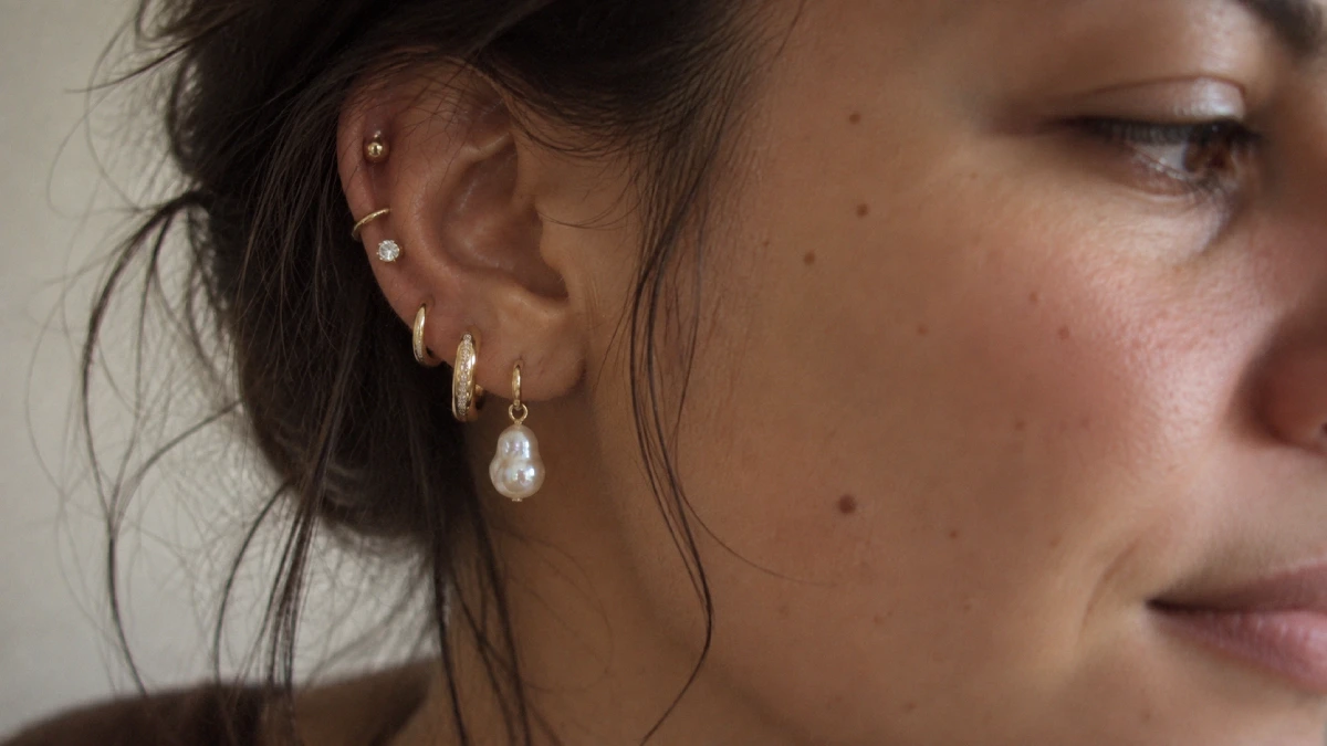 tendances boucles oreilles accumulation et multi-perçages